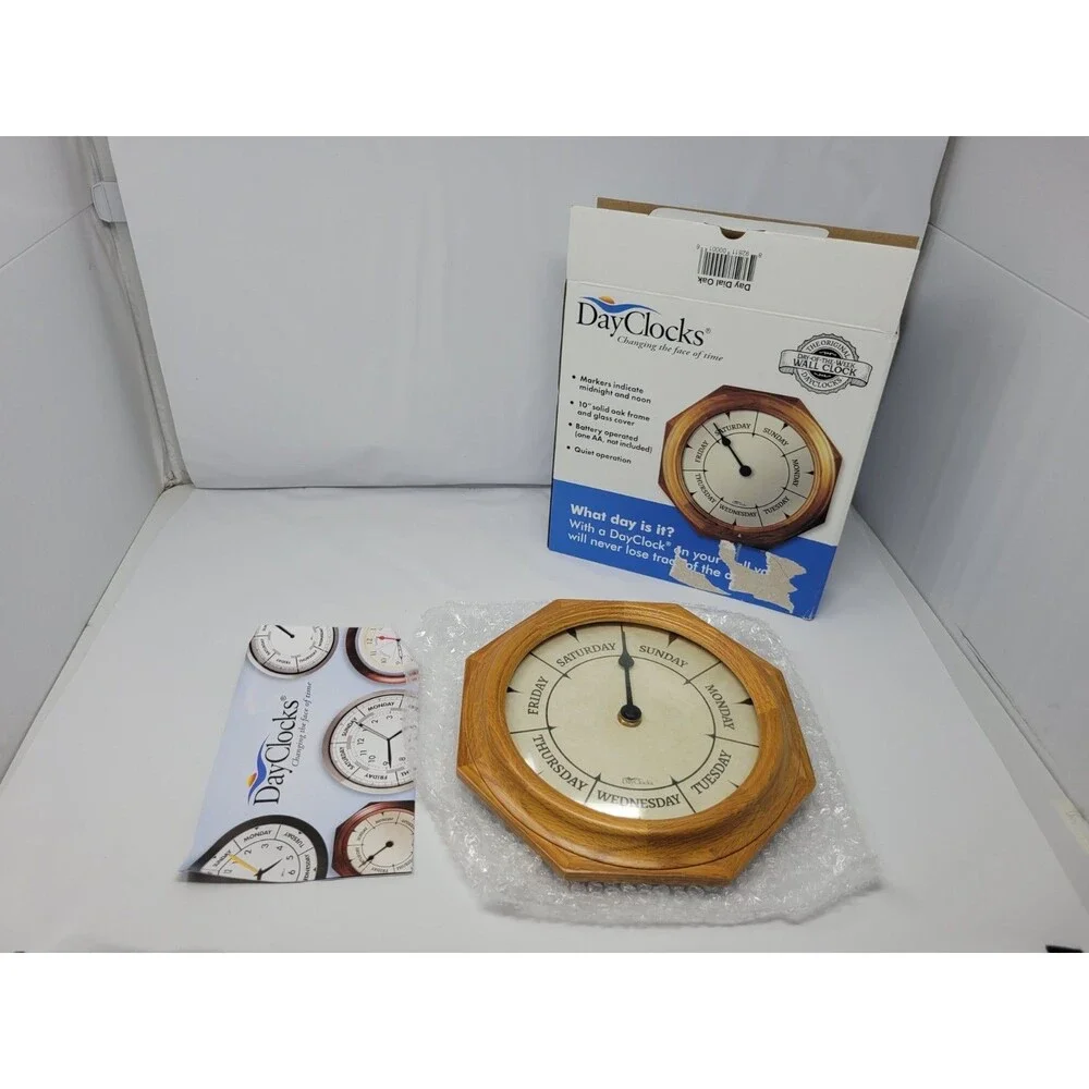 DayClocks Classic Day of the Week Wall Clock 10